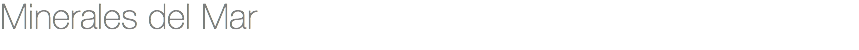 Minerales del Mar